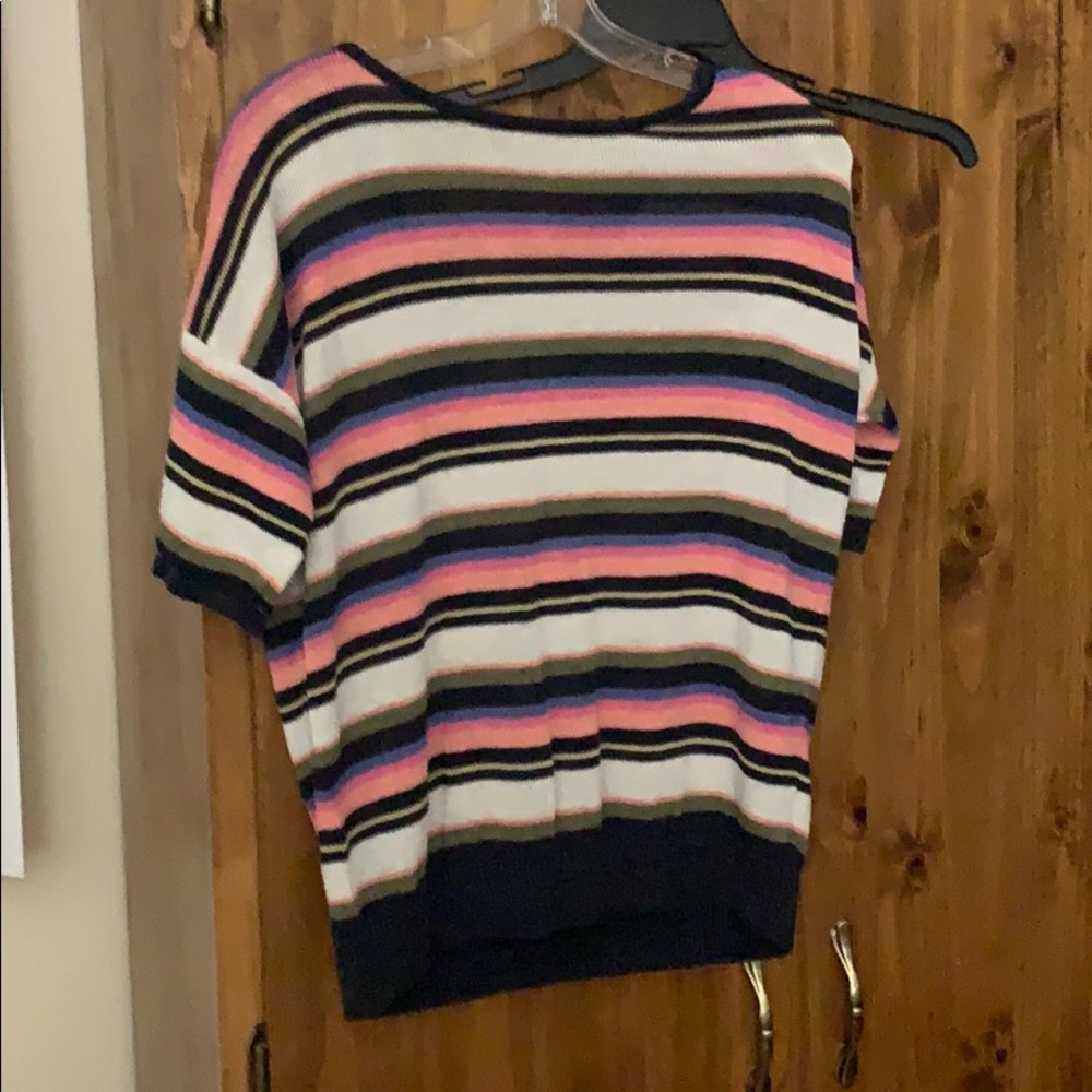 Talbots v neck back jersey